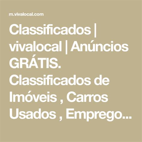 Classificados Anúncios Grátis : Imóveis , Carros Usados , .